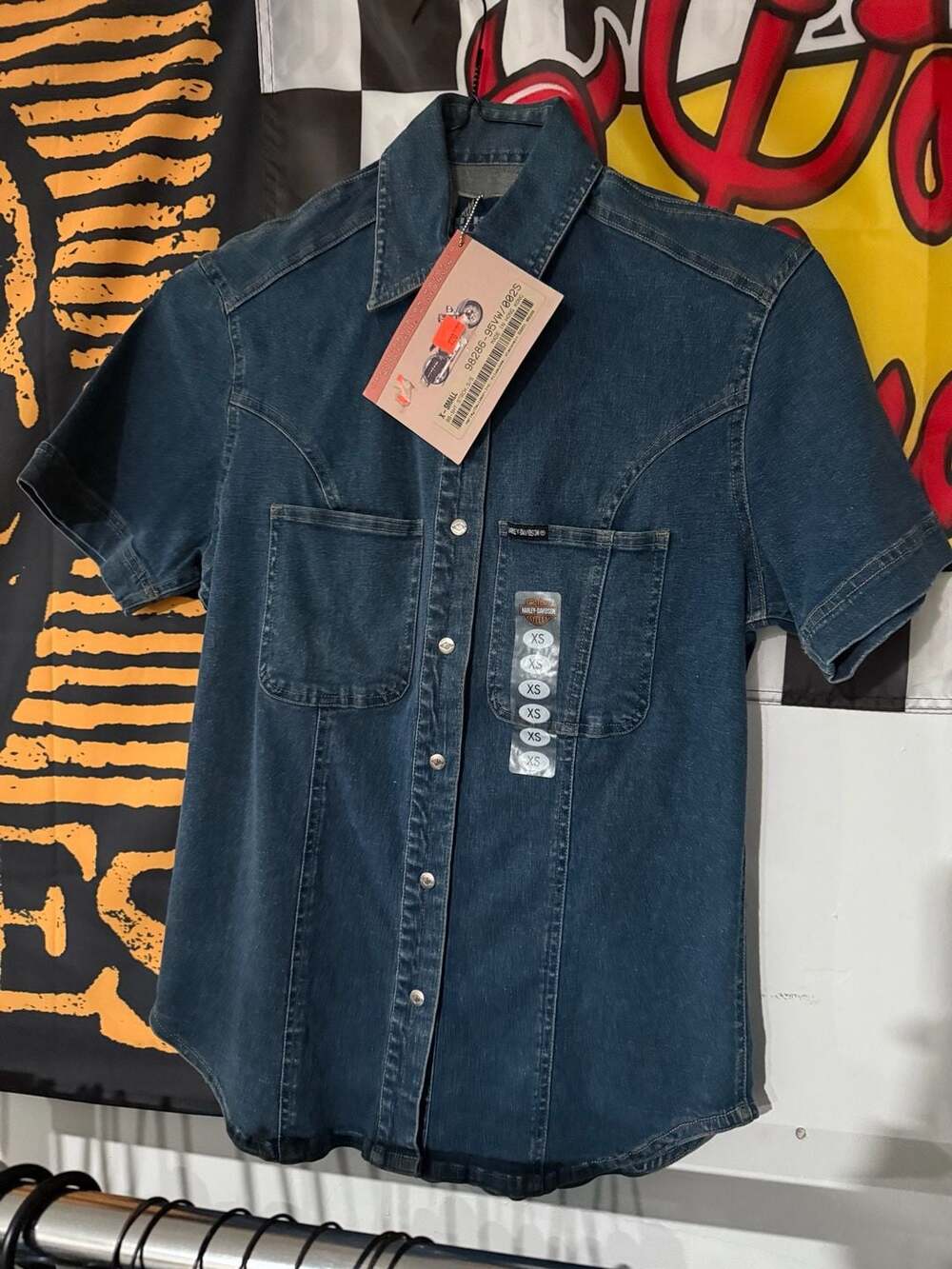 Harley-Davidson Woman’s Denim Buttom Up Size XS